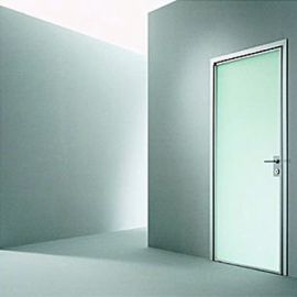 Двери в алюминиевой коробке