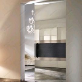 Двери зеркальные раздвижные